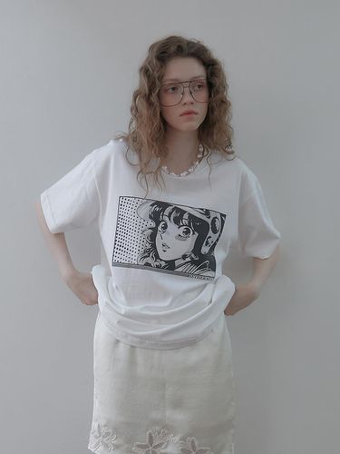 Heather Sequence T-shirt_White Charcoal - hetherment - Modalova