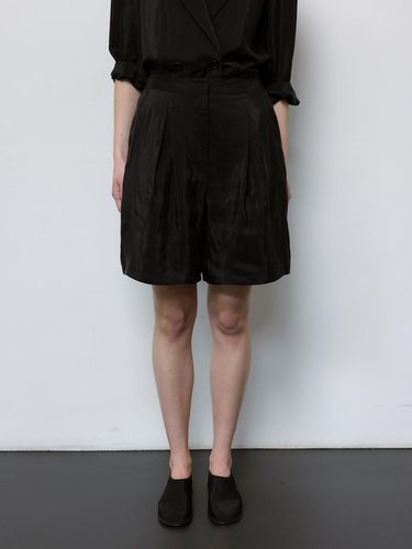 Silk Like Shorts_Black - ORE - Modalova