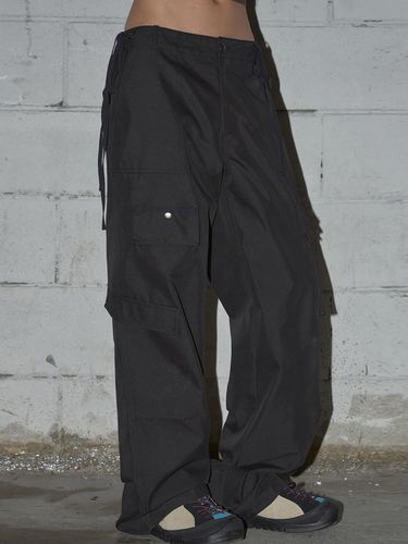 Flap Cargo Pants_Black - leathery - Modalova