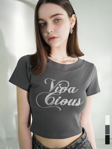 Vivadoll Crop T-shirt - 3COL - vivacious - Modalova