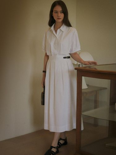 Roll Up Shirt Dress - TILLIDIE - Modalova