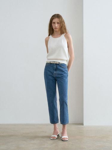 Cropped Denim Pants - RENEJ - Modalova