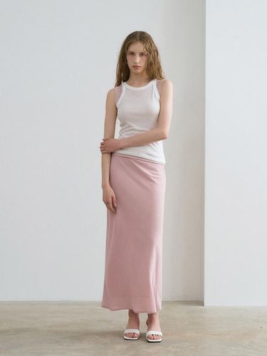 Dobby Chiffon Long Skirt - RENEJ - Modalova