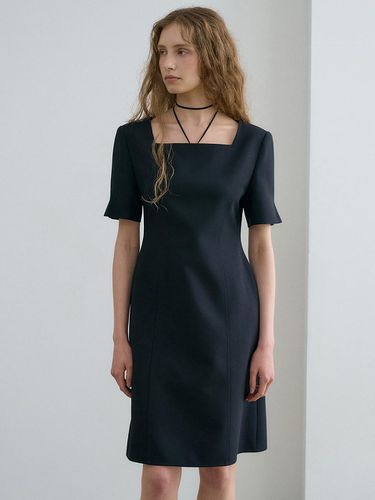 Square Neck Mini Dress - RENEJ - Modalova