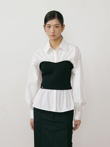 Evening Shirt Blouse_Black - Lucirzu - Modalova