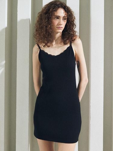 Sleeveless Knit Dress_Black - ouel - Modalova