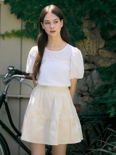 Mona Skirt - Cream Beige - AS IF - Modalova