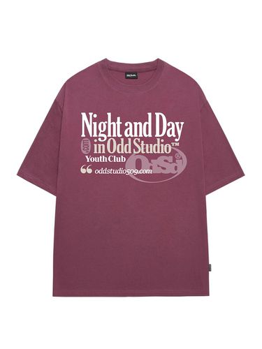 Night and Day Graphic Oversized T-Shirt - ODD STUDIO - Modalova