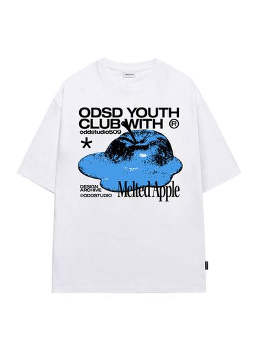 Melted Graphic Oversized T-Shirt - ODD STUDIO - Modalova