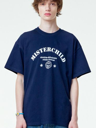 Arch MC T-Shirt - Navy - MISTERCHILD - Modalova