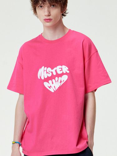 Heart Beat T-Shirt - Magenta - MISTERCHILD - Modalova