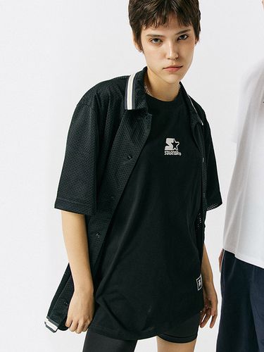 Star Embroidery Short Sleeve T-shirt_Black - STARTER - Modalova