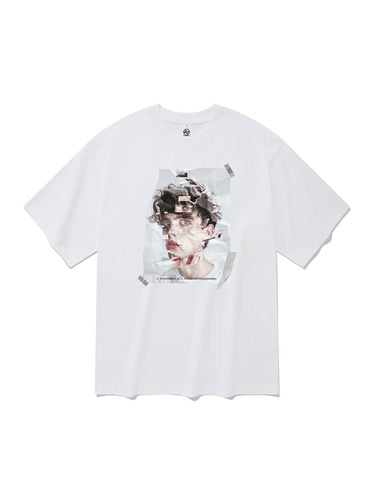 Face Short Sleeves T-Shirt - White - RADINEO - Modalova