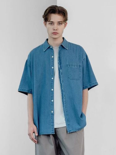 Bio Washing City Boy Denim Shirt (3 Color) - INDUST - Modalova