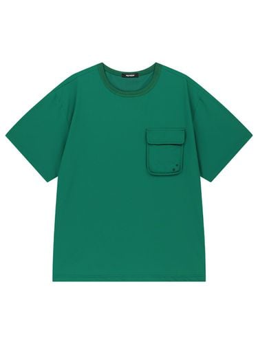 Woven Stretch Round T-Shirt - Green - OFFGRID - Modalova