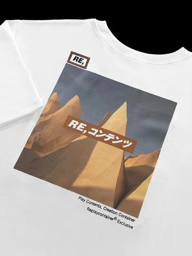 RE Square Campaign Short Sleeves T-Shirt - REPLAY CONTAINER - Modalova