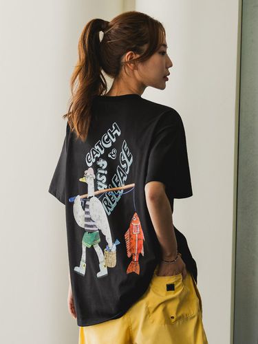 CATCH Oversized Short Sleeves T-Shirt - alvinclo - Modalova