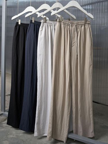 Wide Banding Pants (4 Color) - EZIO - Modalova