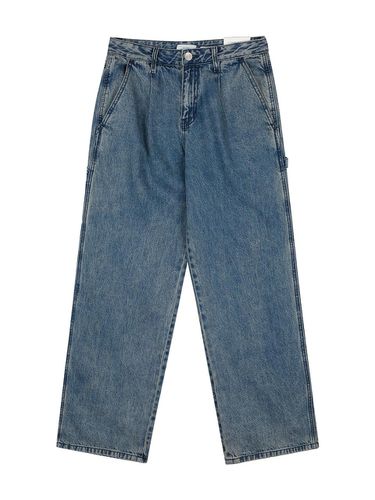 Carpenter One Tuck Washing Denim Pants - bensherman - Modalova