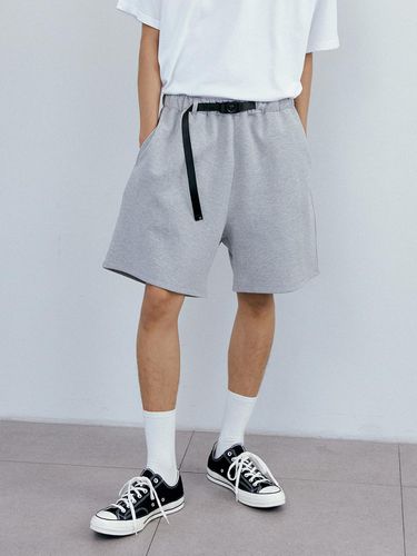 Belted Uniform Shorts_Gray - endoor - Modalova