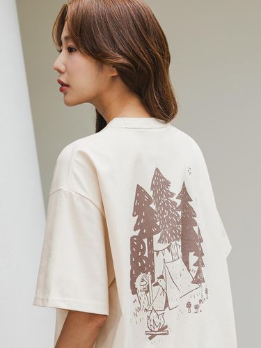 FORESTCAMPING Oversized Short Sleeves T-Shirt - alvinclo - Modalova