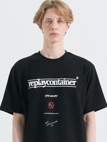 Graphic Short Sleeves T-Shirt - REPLAY CONTAINER - Modalova