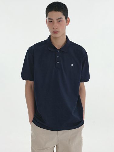 Standard Pique T-Shirt - Navy - CLOVE - Modalova