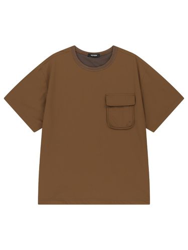 Woven Stretch Round T-Shirt - Brick - OFFGRID - Modalova