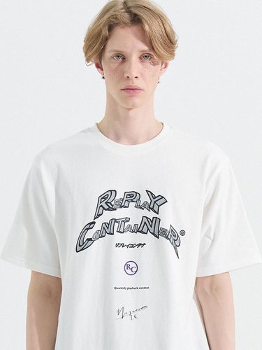 Graphic Short Sleeves T-Shirt - REPLAY CONTAINER - Modalova