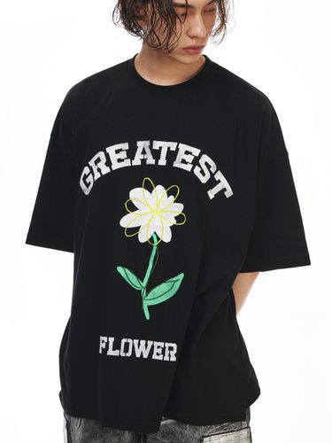 Flower T-shirt_Black - The GREATEST - Modalova