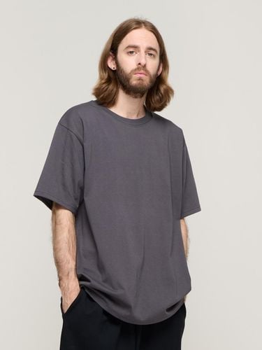 CB Enzyme Cotton Comfort Short Sleeve Top_Charcoal - CARGOBROS - Modalova