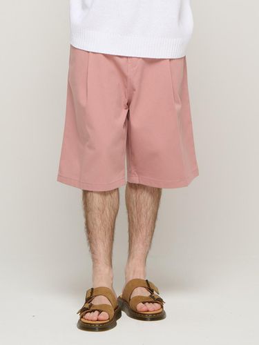 CB Bermuda One Tuck Cotton Pants_Pink - CARGOBROS - Modalova