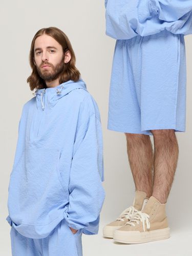 CB Seersucker Half Anorak Wind Set Up_Sky Blue - CARGOBROS - Modalova