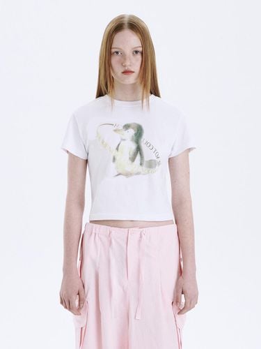 Slim Crop T-shirt_White - MARGESHERWOOD - Modalova