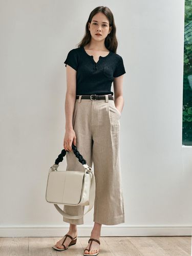 One Tuck Linen Wide Pants - We’Dee - Modalova