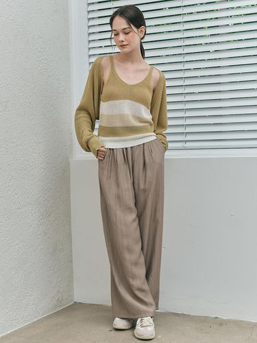 Half Banding Drapey Pants - We’Dee - Modalova