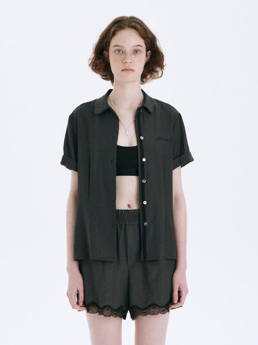 Vintage Roll Up Shirt_Charcoal - MARGESHERWOOD - Modalova