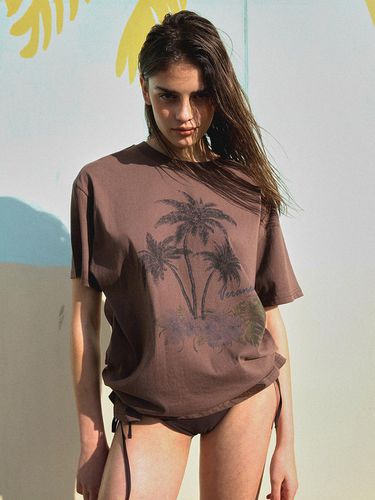 Palm Tree T-shirt_Brown - Polysooem - Modalova