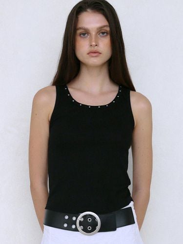 Studded Tank Top_Black - Polysooem - Modalova