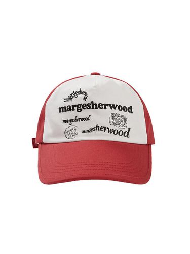 Color Mix Ball Cap_Red / White - MARGESHERWOOD - Modalova