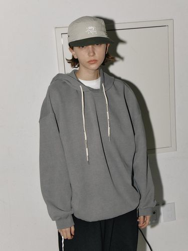 Pigment Overfit Hoodie_Gray - answerisyes - Modalova