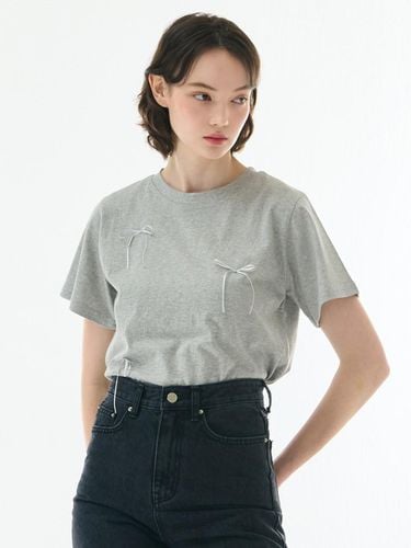 Ribbon T-shirt_Gray - camino - Modalova