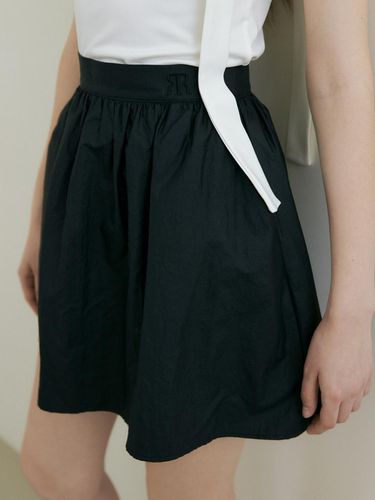 FRA Nylon Balloon Mini Skirt_Black - REORG - Modalova