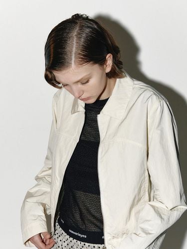 Hidden Zipper Light Jacket - answerisyes - Modalova