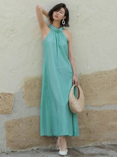 Halterneck Summer Dress - LANGSON - Modalova