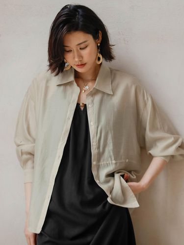 Oversize Collar Shirt - LANGSON - Modalova