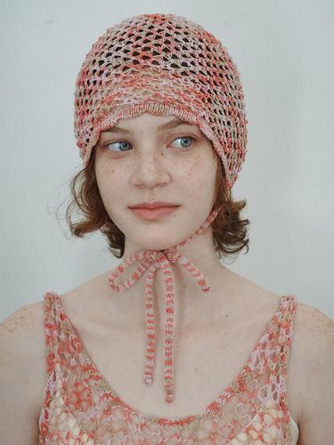 Tape Shell Beanie_Pink - FUNFROMFUN - Modalova