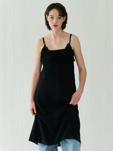 Strap Layered Dress_Black - camino - Modalova