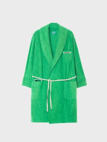 Classic Patch Terry Robe, Green - FRANKLY! - Modalova