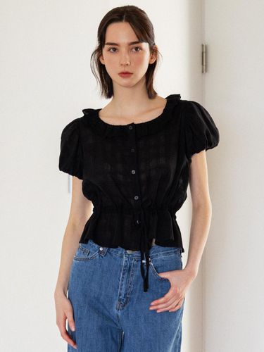 Cool Summer Lace Blouse_Black - lienlier - Modalova